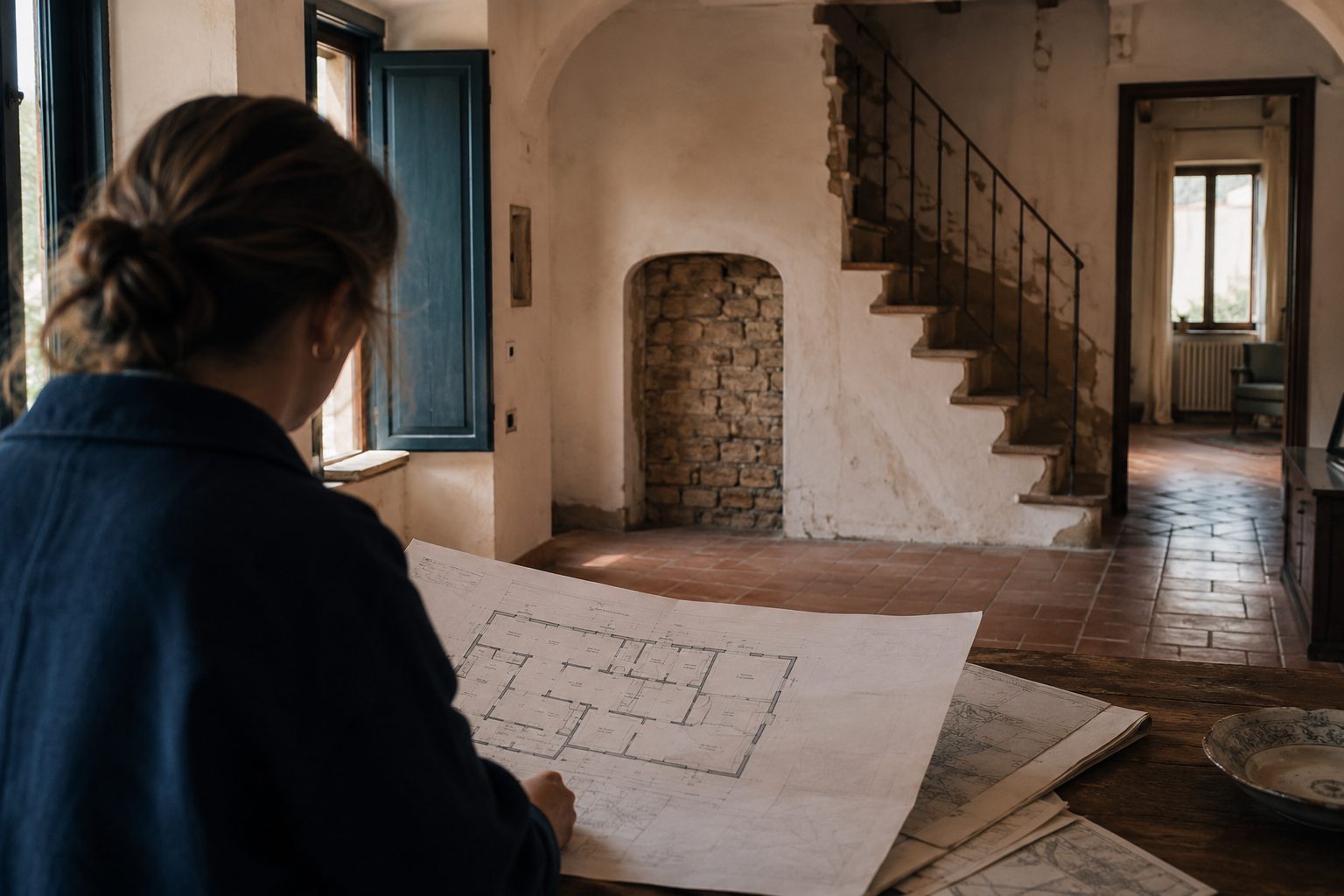 Catasto vs reality: when the floor plans don't match the house.