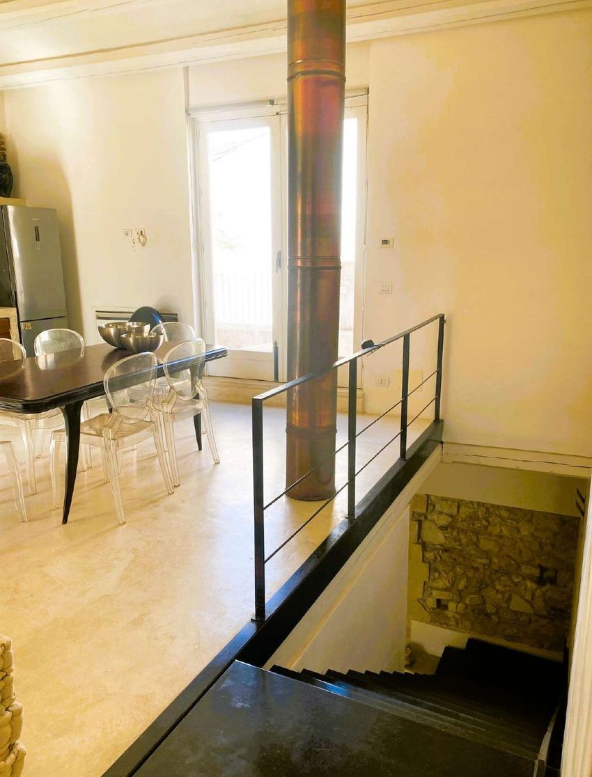 Stair down to the ipogeo