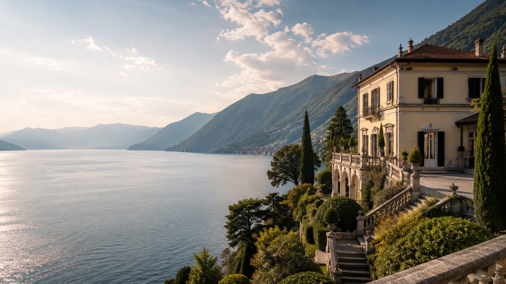 Lakefront villa on Lake Garda